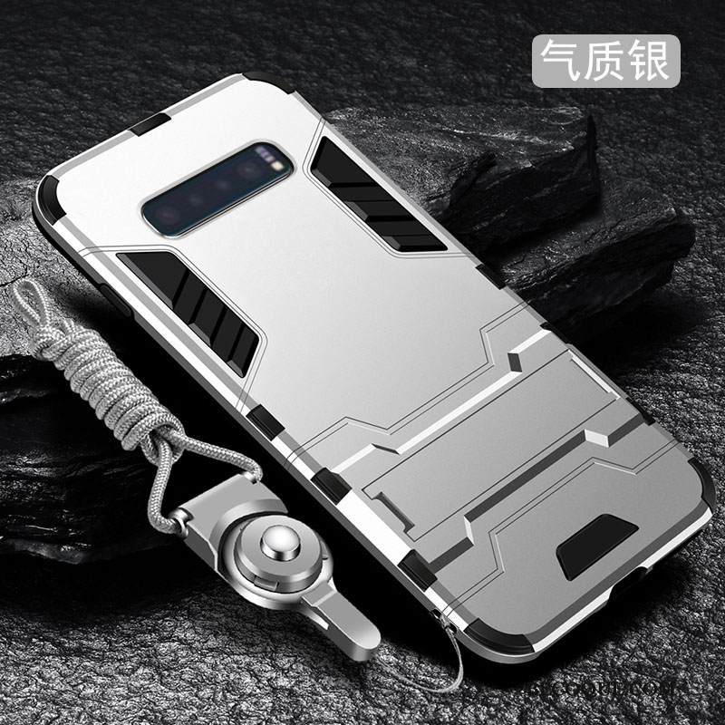 Kuori Samsung Galaxy S10+ Pehmeä Neste Pesty Suede Viileä, Kotelo Samsung Galaxy S10+ Laukut Kulta Ripustettavat Koristeet