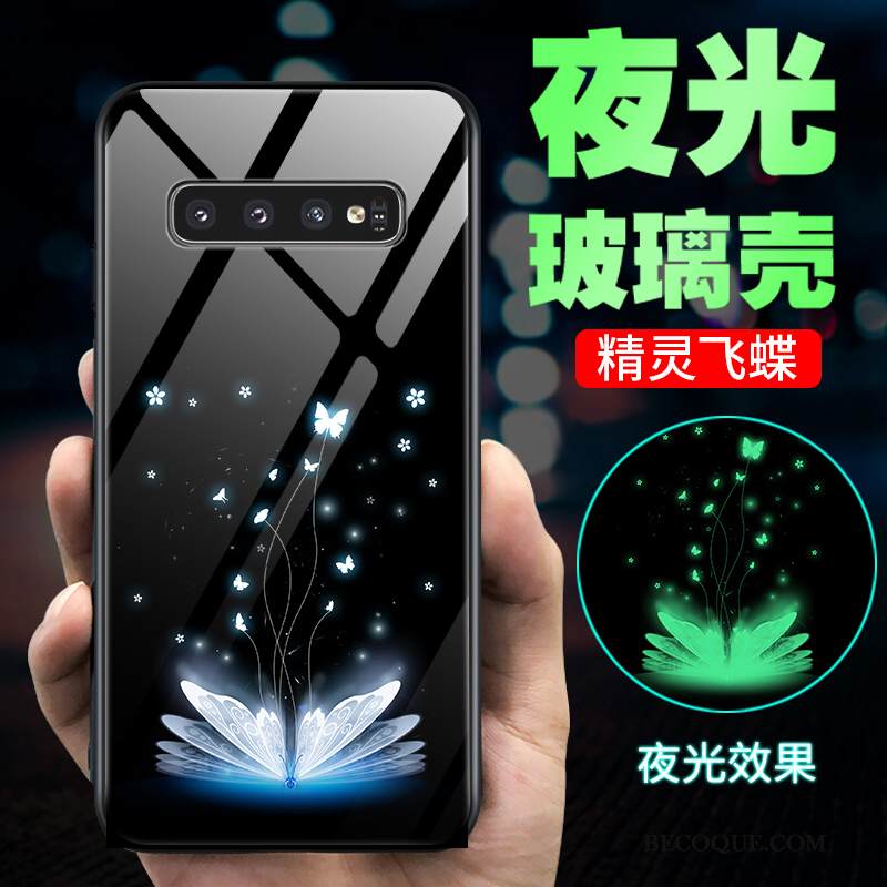 Kuori Samsung Galaxy S10+ Pehmeä Neste Puhelimen Kuoret Murtumaton, Kotelo Samsung Galaxy S10+ Luova Kova Kirkas