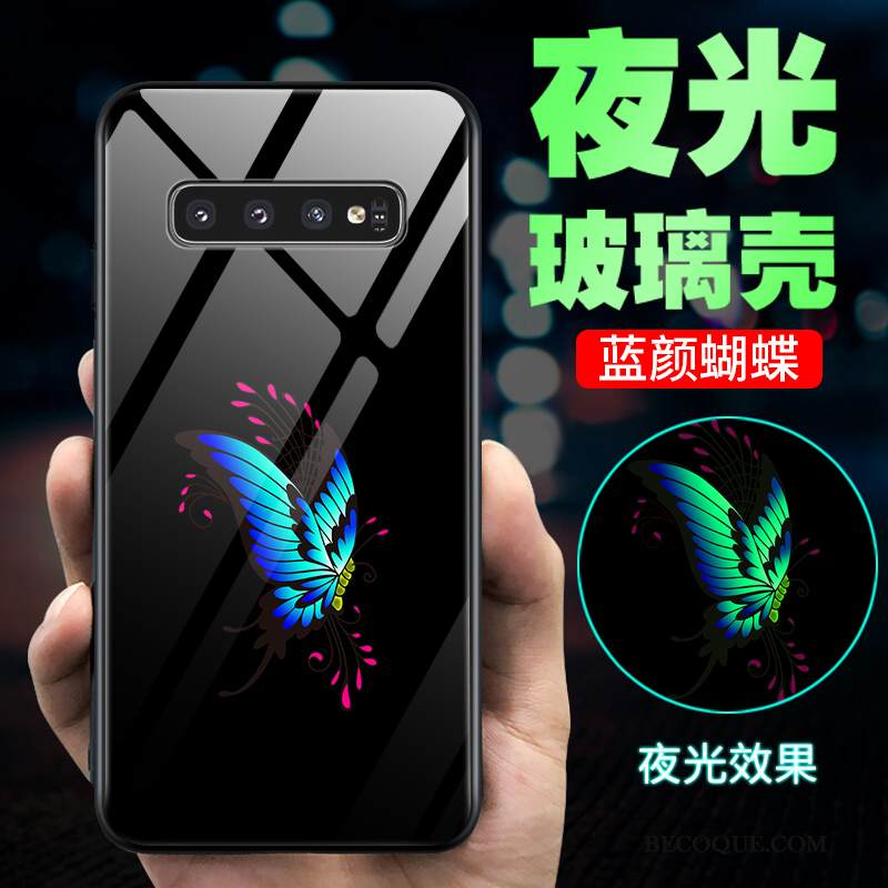 Kuori Samsung Galaxy S10+ Pehmeä Neste Puhelimen Kuoret Murtumaton, Kotelo Samsung Galaxy S10+ Luova Kova Kirkas