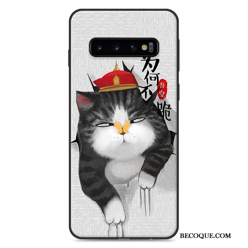 Kuori Samsung Galaxy S10+ Pehmeä Neste Violetti Ihana, Kotelo Samsung Galaxy S10+ Suojaus Persoonallisuus