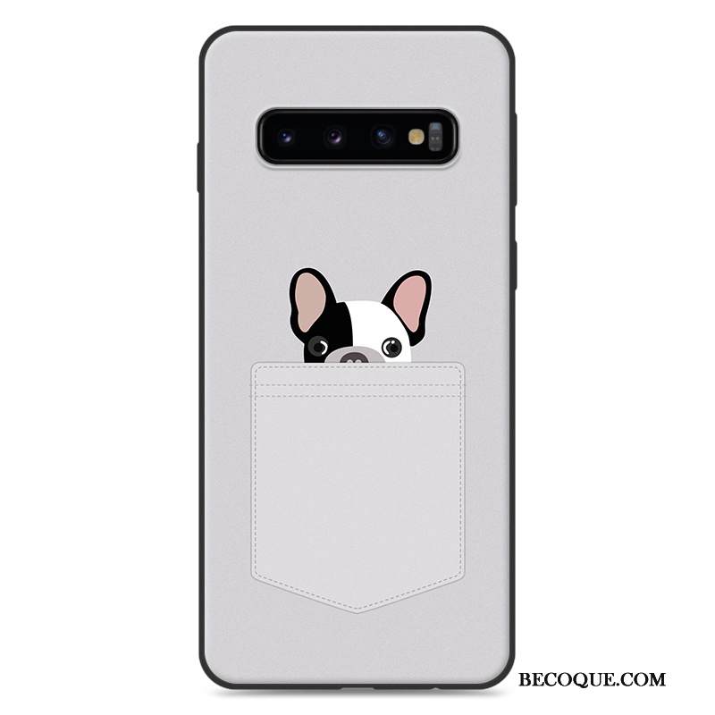 Kuori Samsung Galaxy S10+ Pehmeä Neste Violetti Ihana, Kotelo Samsung Galaxy S10+ Suojaus Persoonallisuus