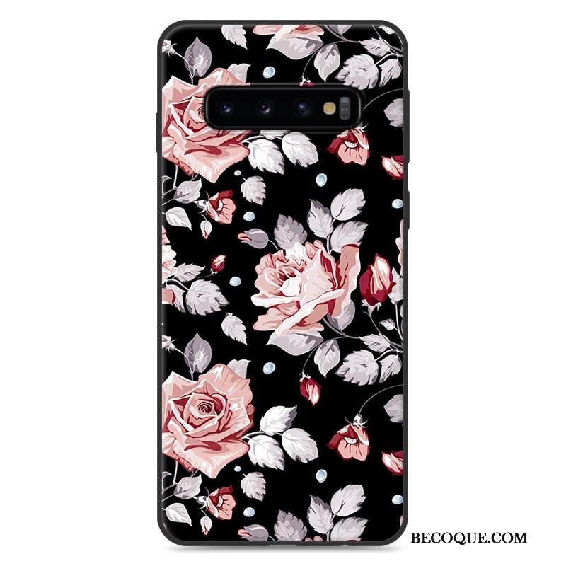 Kuori Samsung Galaxy S10+ Pehmeä Neste Violetti Ihana, Kotelo Samsung Galaxy S10+ Suojaus Persoonallisuus