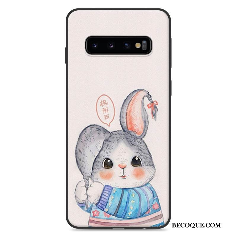 Kuori Samsung Galaxy S10+ Pehmeä Neste Violetti Ihana, Kotelo Samsung Galaxy S10+ Suojaus Persoonallisuus