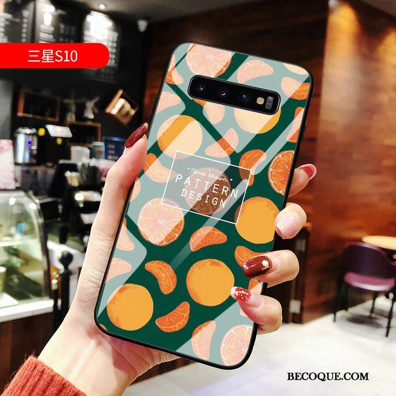 Kuori Samsung Galaxy S10 Sarjakuva Murtumaton Net Red, Kotelo Samsung Galaxy S10 Laukut Uusi Ylellisyys