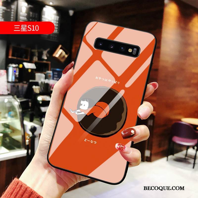 Kuori Samsung Galaxy S10 Sarjakuva Murtumaton Net Red, Kotelo Samsung Galaxy S10 Laukut Uusi Ylellisyys
