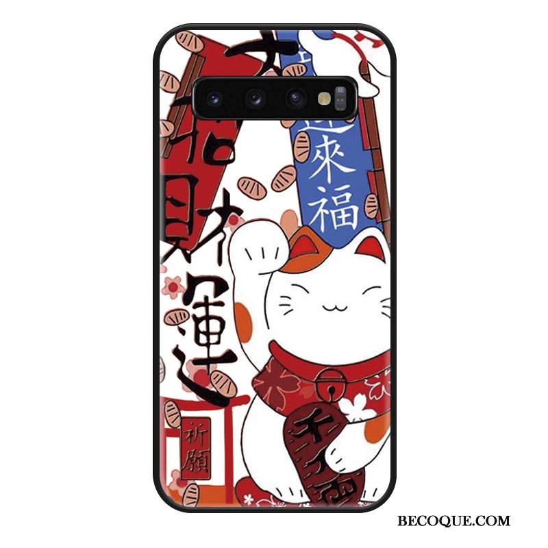 Kuori Samsung Galaxy S10 Silikoni Murtumaton Puhelimen Kuoret, Kotelo Samsung Galaxy S10 Luova Ripustettavat Koristeet Ihana