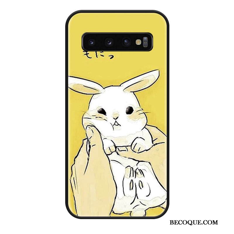 Kuori Samsung Galaxy S10+ Silikoni Puhelimen Kuoret Net Red, Kotelo Samsung Galaxy S10+ Suojaus Kani Persoonallisuus