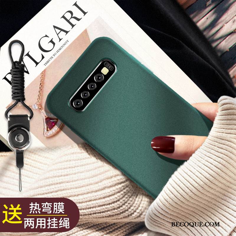 Kuori Samsung Galaxy S10+ Silikoni Puhelimen Kuoret Ripustettavat Koristeet, Kotelo Samsung Galaxy S10+ Murtumaton Karkaisu