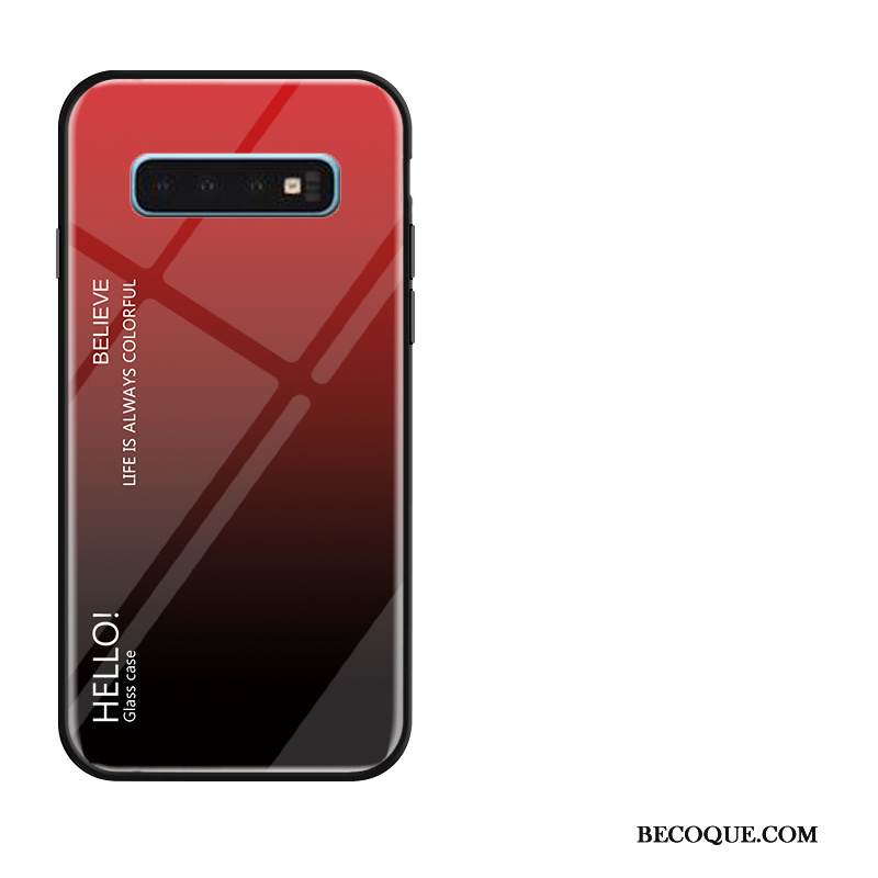 Kuori Samsung Galaxy S10 Silikoni Trendi Keltainen, Kotelo Samsung Galaxy S10 Kaltevuus Net Red