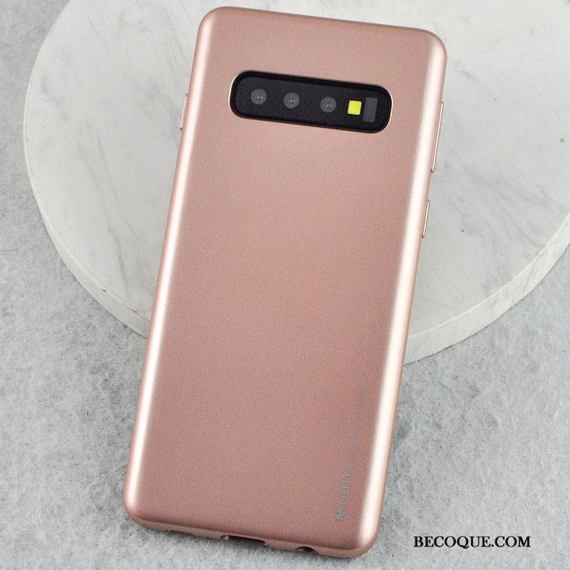 Kuori Samsung Galaxy S10+ Silikoni Tuntea Murtumaton, Kotelo Samsung Galaxy S10+ Suojaus Puhelimen Kuoret Läpinäkyvä