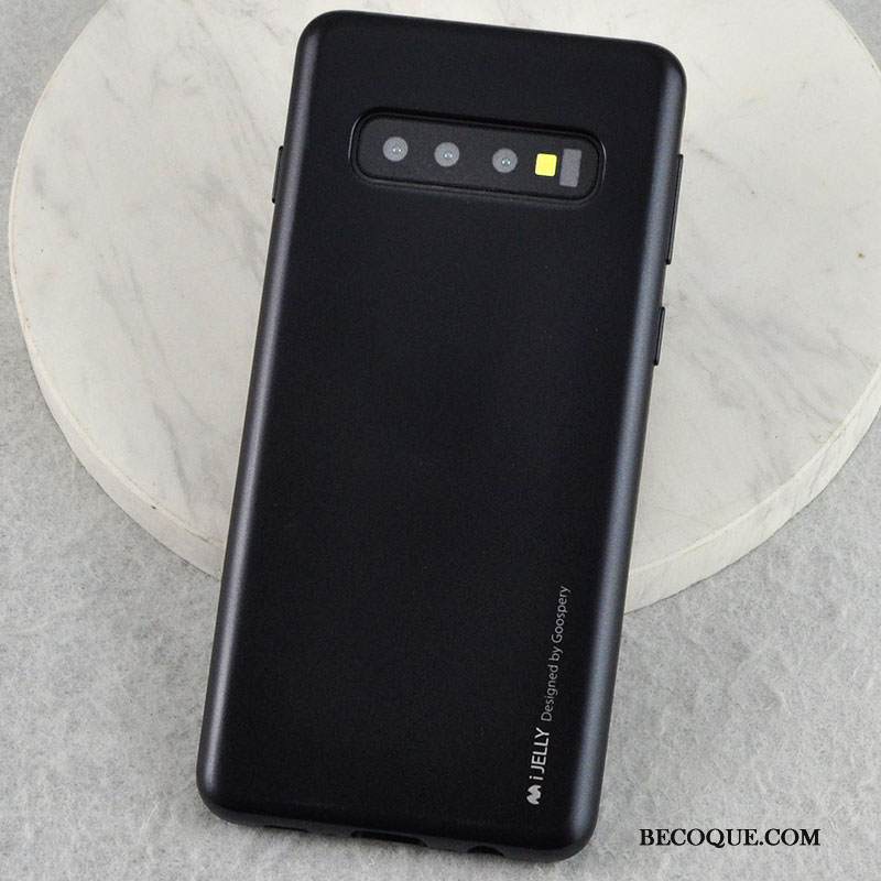 Kuori Samsung Galaxy S10+ Silikoni Tuntea Murtumaton, Kotelo Samsung Galaxy S10+ Suojaus Puhelimen Kuoret Läpinäkyvä