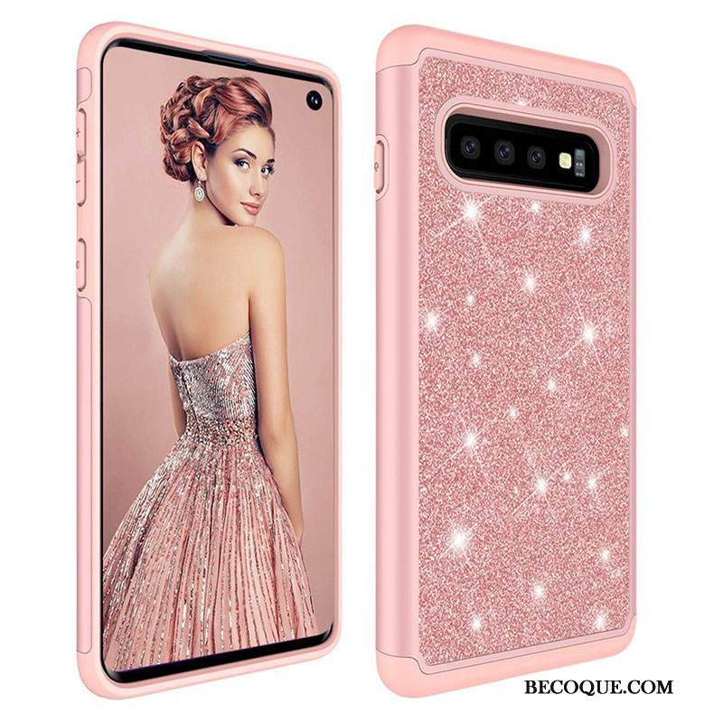 Kuori Samsung Galaxy S10+ Suojaus Jauhe Kova, Kotelo Samsung Galaxy S10+ Laukut Violetti Puhelimen Kuoret