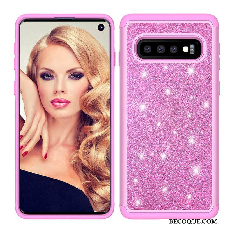 Kuori Samsung Galaxy S10+ Suojaus Jauhe Kova, Kotelo Samsung Galaxy S10+ Laukut Violetti Puhelimen Kuoret