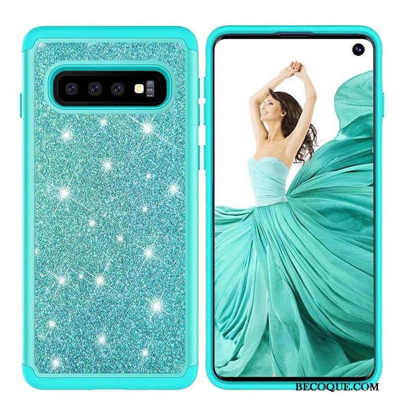 Kuori Samsung Galaxy S10+ Suojaus Jauhe Kova, Kotelo Samsung Galaxy S10+ Laukut Violetti Puhelimen Kuoret