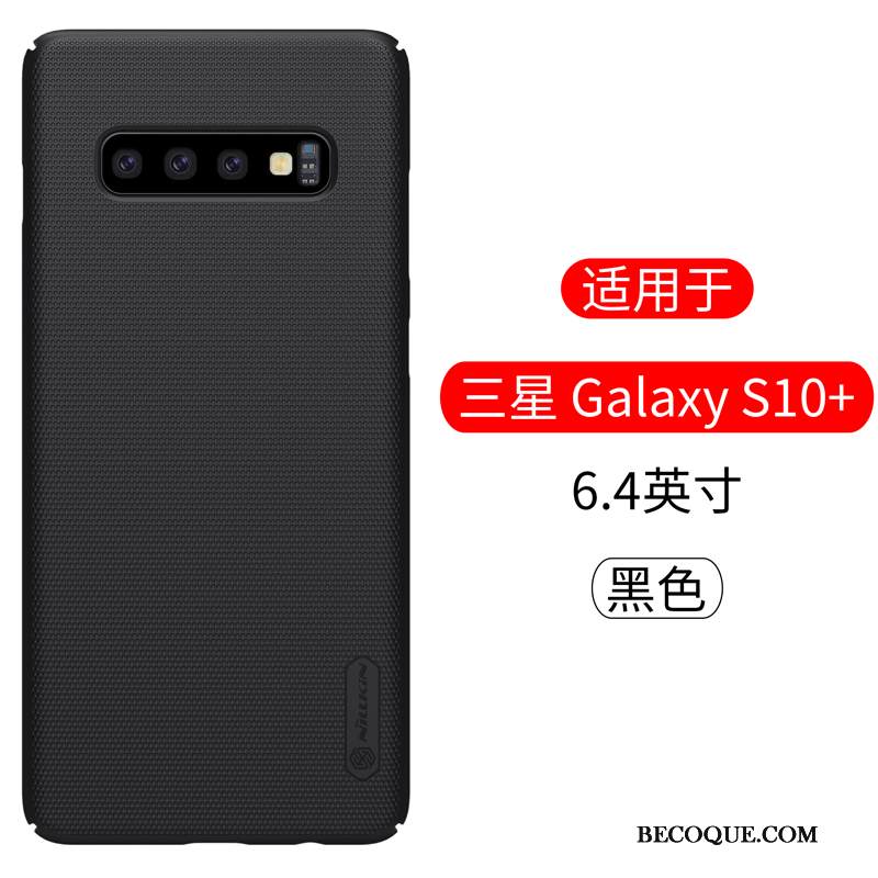 Kuori Samsung Galaxy S10+ Suojaus Jauhe Puhelimen Kuoret, Kotelo Samsung Galaxy S10+ Pesty Suede Murtumaton