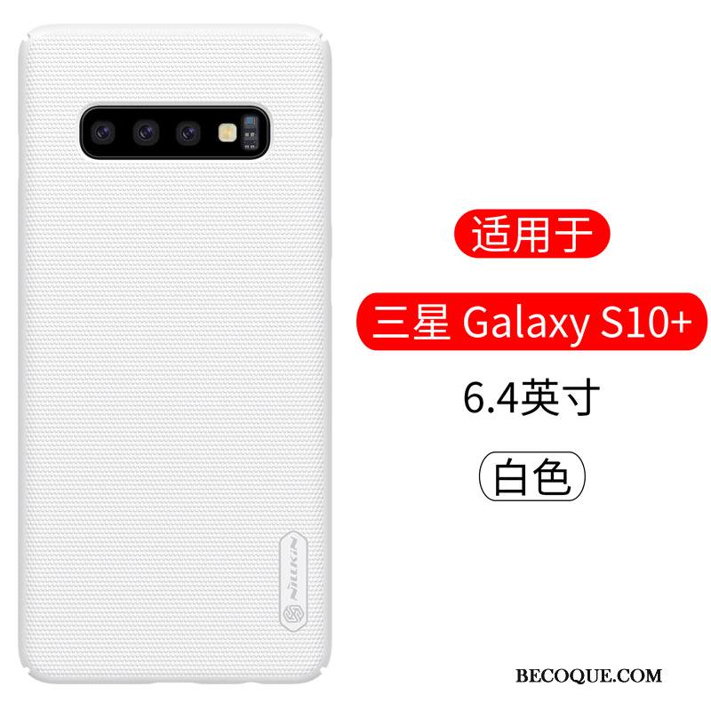 Kuori Samsung Galaxy S10+ Suojaus Jauhe Puhelimen Kuoret, Kotelo Samsung Galaxy S10+ Pesty Suede Murtumaton