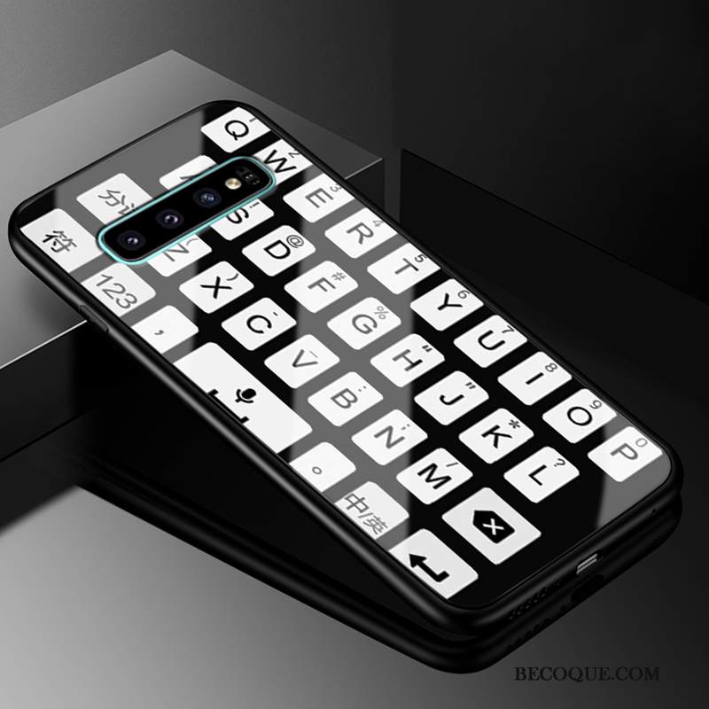 Kuori Samsung Galaxy S10+ Suojaus Lasi Murtumaton, Kotelo Samsung Galaxy S10+ Laukut Tide-brändi Puhelimen Kuoret