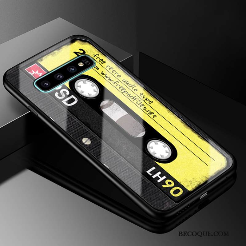 Kuori Samsung Galaxy S10+ Suojaus Lasi Murtumaton, Kotelo Samsung Galaxy S10+ Laukut Tide-brändi Puhelimen Kuoret