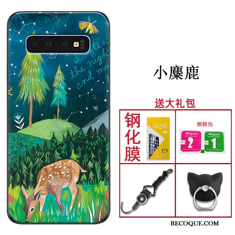 Kuori Samsung Galaxy S10 Suojaus Malli Musta, Kotelo Samsung Galaxy S10 Laukut Muokata Murtumaton