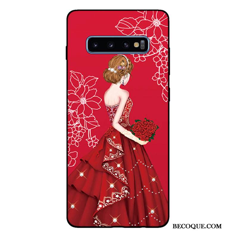 Kuori Samsung Galaxy S10+ Tila Punainen Puhelimen Kuoret, Kotelo Samsung Galaxy S10+ Silikoni Kustannukset Muokata