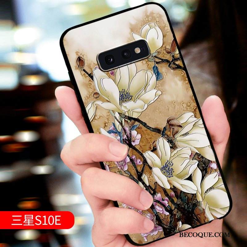 Kuori Samsung Galaxy S10e Kohokuviointi Uusi Puhelimen Kuoret, Kotelo Samsung Galaxy S10e Suojaus Murtumaton