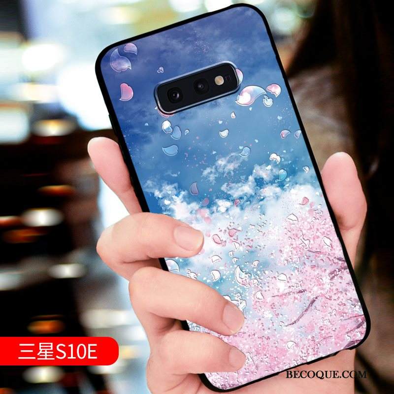 Kuori Samsung Galaxy S10e Kohokuviointi Uusi Puhelimen Kuoret, Kotelo Samsung Galaxy S10e Suojaus Murtumaton