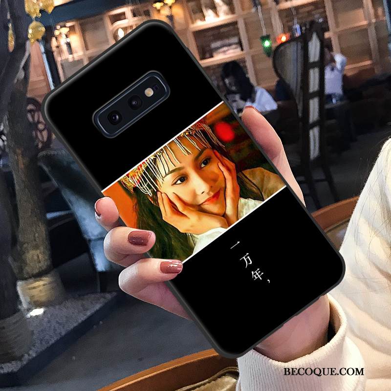 Kuori Samsung Galaxy S10e Luova Hauska Punainen, Kotelo Samsung Galaxy S10e Silikoni Puhelimen Kuoret Rakastunut