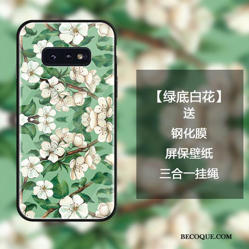 Kuori Samsung Galaxy S10e Luova Lasi Karkaisu, Kotelo Samsung Galaxy S10e Laukut Yksinkertainen Persoonallisuus