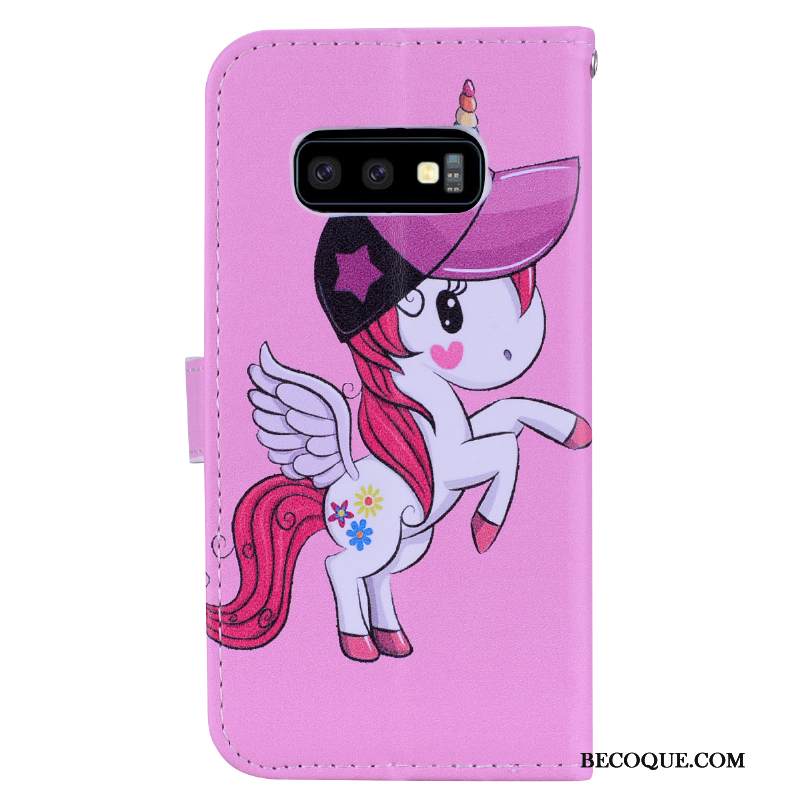 Kuori Samsung Galaxy S10e Nahka Kortti Puhelimen Kuoret, Kotelo Samsung Galaxy S10e Kuoret