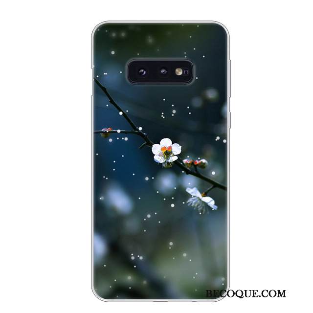 Kuori Samsung Galaxy S10e Pehmeä Neste Murtumaton Puhelimen Kuoret, Kotelo Samsung Galaxy S10e Silikoni Valkoinen Punainen