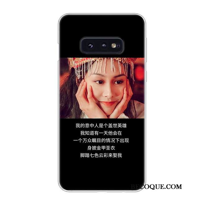 Kuori Samsung Galaxy S10e Pehmeä Neste Murtumaton Puhelimen Kuoret, Kotelo Samsung Galaxy S10e Silikoni Valkoinen Punainen