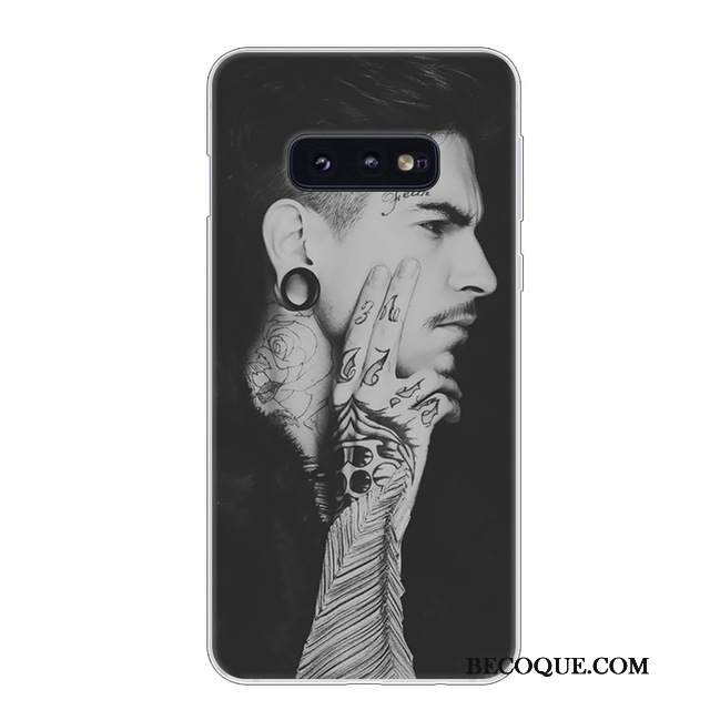 Kuori Samsung Galaxy S10e Pehmeä Neste Murtumaton Puhelimen Kuoret, Kotelo Samsung Galaxy S10e Silikoni Valkoinen Punainen