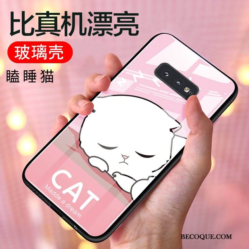 Kuori Samsung Galaxy S10e Sarjakuva Lasi Puhelimen Kuoret, Kotelo Samsung Galaxy S10e Jauhe Murtumaton