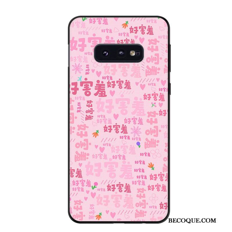 Kuori Samsung Galaxy S10e Sarjakuva Taide Trendi, Kotelo Samsung Galaxy S10e Suojaus Sininen Puhelimen Kuoret