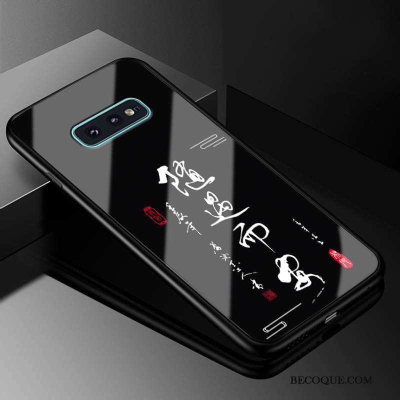 Kuori Samsung Galaxy S10e Silikoni Lasi Kova, Kotelo Samsung Galaxy S10e Laukut Persoonallisuus Murtumaton