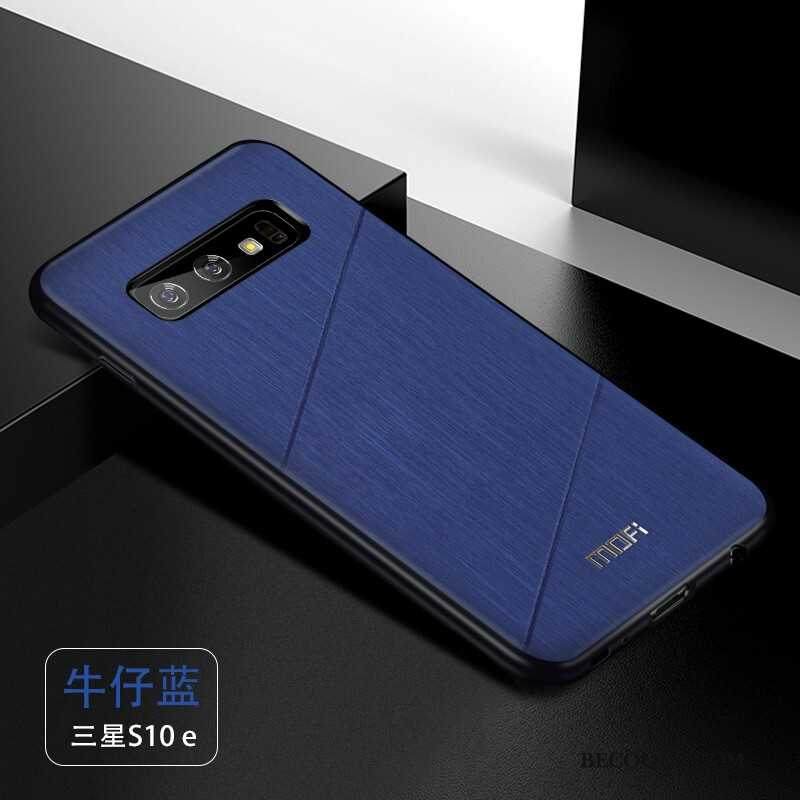 Kuori Samsung Galaxy S10e Silikoni Murtumaton Uusi, Kotelo Samsung Galaxy S10e Suojaus Puhelimen Kuoret Syvä Väri