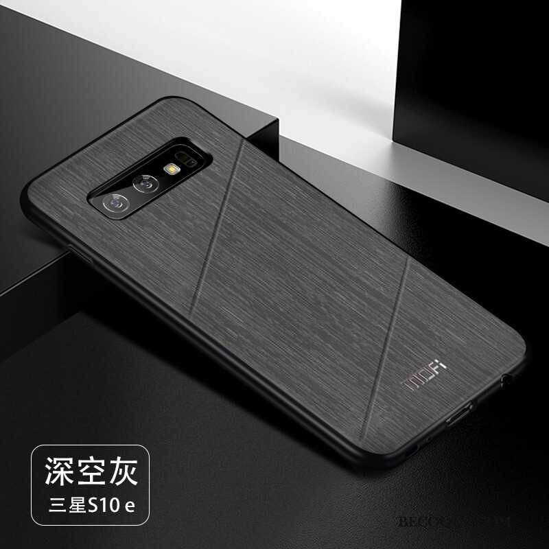 Kuori Samsung Galaxy S10e Silikoni Murtumaton Uusi, Kotelo Samsung Galaxy S10e Suojaus Puhelimen Kuoret Syvä Väri
