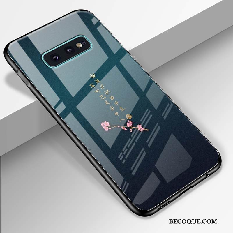 Kuori Samsung Galaxy S10e Suojaus Kova Lasi, Kotelo Samsung Galaxy S10e Silikoni Trendi Murtumaton