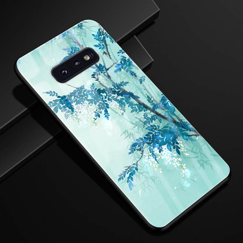 Kuori Samsung Galaxy S10e Suojaus Peili Puhelimen Kuoret, Kotelo Samsung Galaxy S10e Lasi Jauhe