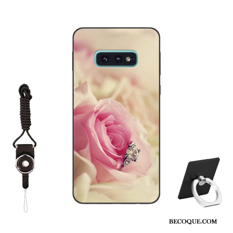 Kuori Samsung Galaxy S10e Suojaus Persoonallisuus Puhelimen Kuoret, Kotelo Samsung Galaxy S10e Pehmeä Neste Muokata Musta