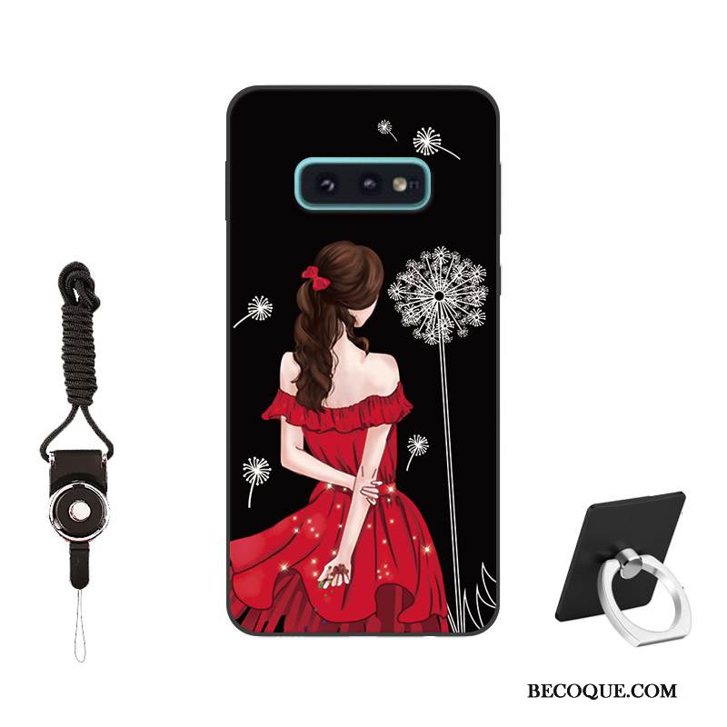 Kuori Samsung Galaxy S10e Suojaus Persoonallisuus Puhelimen Kuoret, Kotelo Samsung Galaxy S10e Pehmeä Neste Muokata Musta