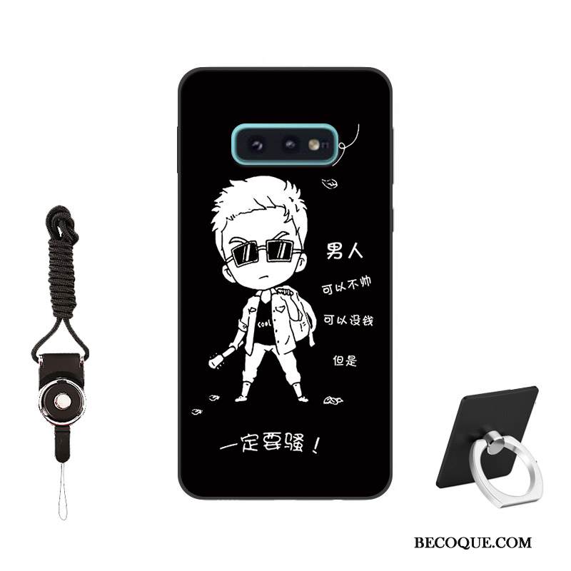 Kuori Samsung Galaxy S10e Suojaus Persoonallisuus Puhelimen Kuoret, Kotelo Samsung Galaxy S10e Pehmeä Neste Muokata Musta