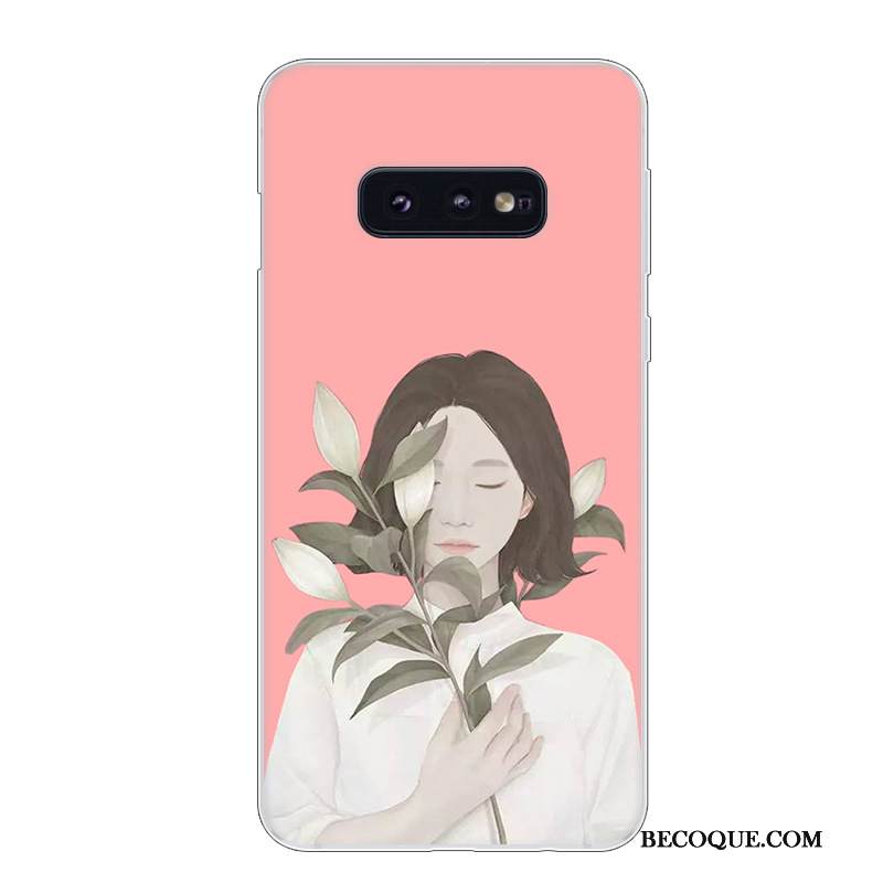 Kuori Samsung Galaxy S10e Suojaus Taide Valkoinen, Kotelo Samsung Galaxy S10e Murtumaton Puhelimen Kuoret