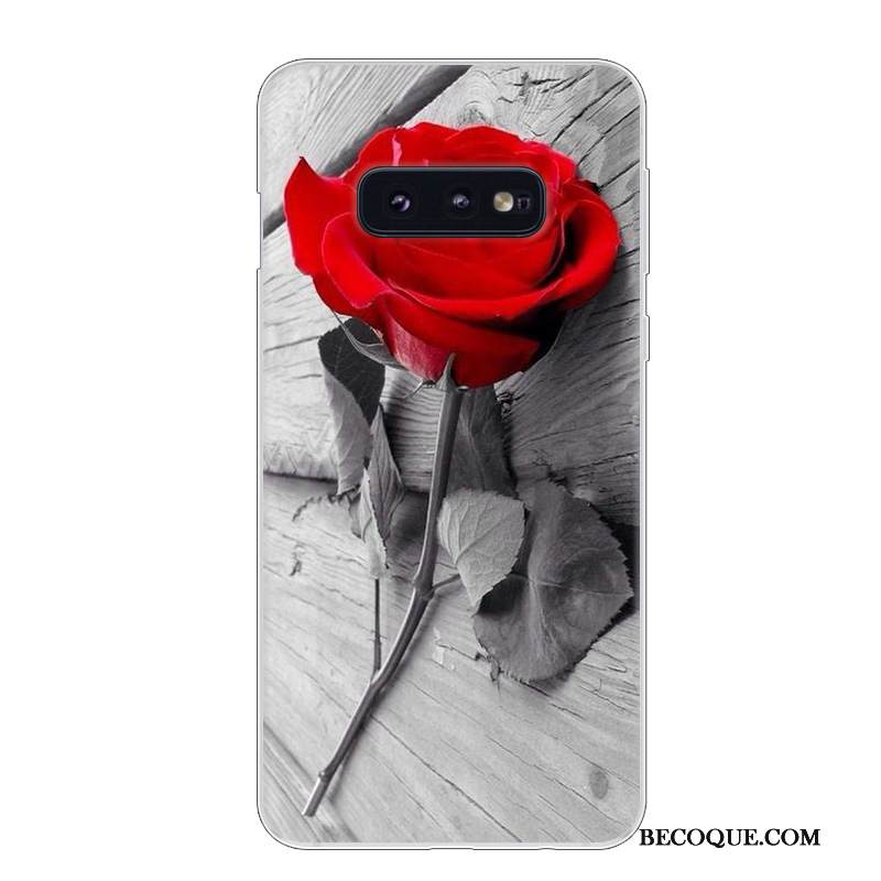 Kuori Samsung Galaxy S10e Suojaus Taide Valkoinen, Kotelo Samsung Galaxy S10e Murtumaton Puhelimen Kuoret