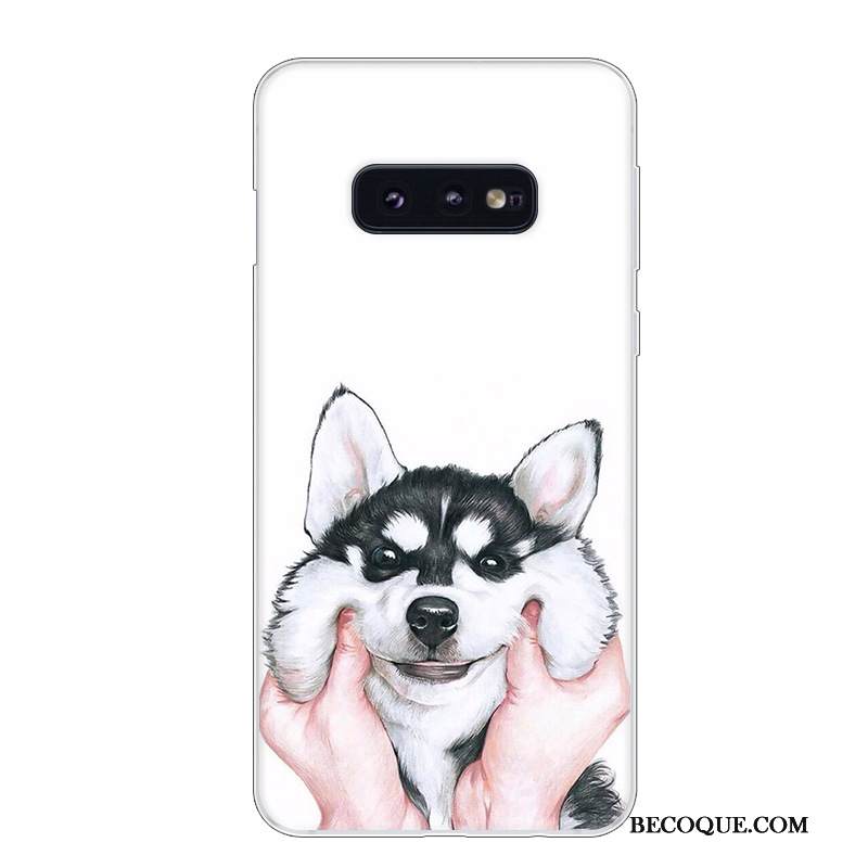 Kuori Samsung Galaxy S10e Suojaus Taide Valkoinen, Kotelo Samsung Galaxy S10e Murtumaton Puhelimen Kuoret