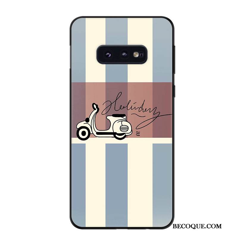 Kuori Samsung Galaxy S10e Vuosikerta Punainen Puhelimen Kuoret, Kotelo Samsung Galaxy S10e Suojaus Persoonallisuus Pesty Suede