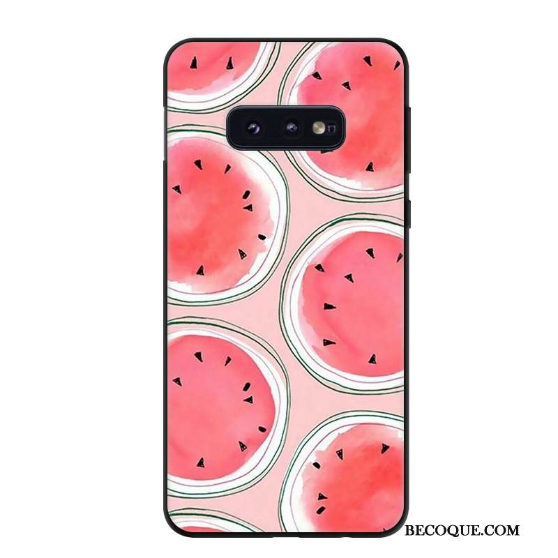 Kuori Samsung Galaxy S10e Vuosikerta Punainen Puhelimen Kuoret, Kotelo Samsung Galaxy S10e Suojaus Persoonallisuus Pesty Suede