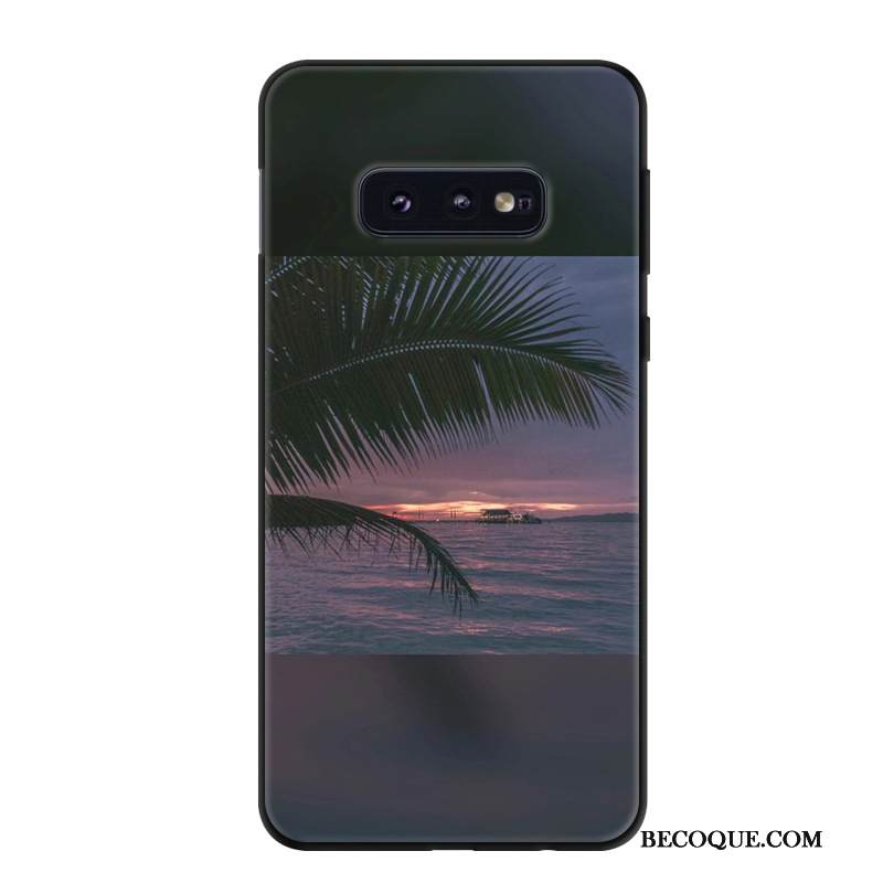 Kuori Samsung Galaxy S10e Vuosikerta Punainen Puhelimen Kuoret, Kotelo Samsung Galaxy S10e Suojaus Persoonallisuus Pesty Suede