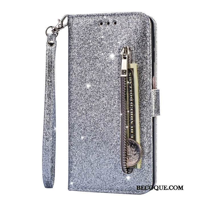 Kuori Samsung Galaxy S20+ Laukut Kortti Puhelimen Kuoret, Kotelo Samsung Galaxy S20+ Suojaus Jauhe Vetoketju