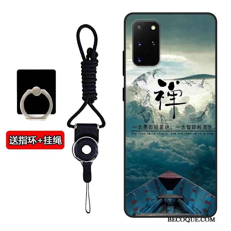 Kuori Samsung Galaxy S20+ Laukut Musta Rakastunut, Kotelo Samsung Galaxy S20+ Pehmeä Neste Puhelimen Kuoret Persoonallisuus